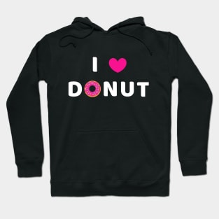 I heart donut - donut love funny pun Hoodie